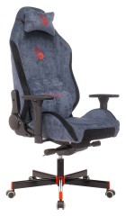 Кресло игровое A4Tech Bloody GC-470 синий с подголов. крестов. металл