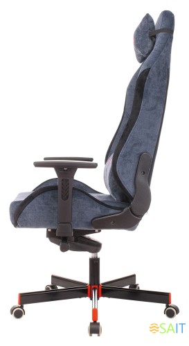 Кресло игровое A4Tech Bloody GC-470 синий с подголов. крестов. металл