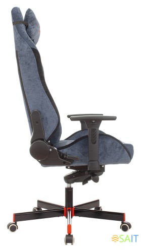 Кресло игровое A4Tech Bloody GC-470 синий с подголов. крестов. металл