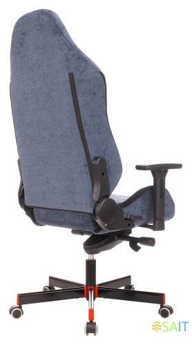 Кресло игровое A4Tech Bloody GC-470 синий с подголов. крестов. металл