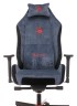 Кресло игровое A4Tech Bloody GC-470 синий с подголов. крестов. металл