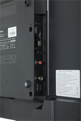 Телевизор LED Supra 40" STV-LC40ST00100F черный FULL HD 50Hz DVB-T DVB-T2 DVB-C USB WiFi Smart TV (RUS)