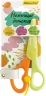 Ножницы Silwerhof детские 130мм ручки пластиковые асим. пластик салатовый/оранжевый