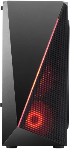 Корпус Bloody BD-CC102F черный без БП mATX 4x120mm 2xUSB2.0 1xUSB3.0 audio bott PSU