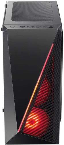 Корпус Bloody BD-CC102F черный без БП mATX 4x120mm 2xUSB2.0 1xUSB3.0 audio bott PSU