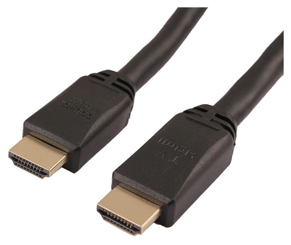 Кабель аудио-видео Lazco WH-111 HDMI (m)/HDMI (m) 35м. позолоч.конт. черный (10879)