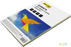 Бумага Silwerhof DAILY A4/80г/м2/100л./радуга интенсив (5цветов)