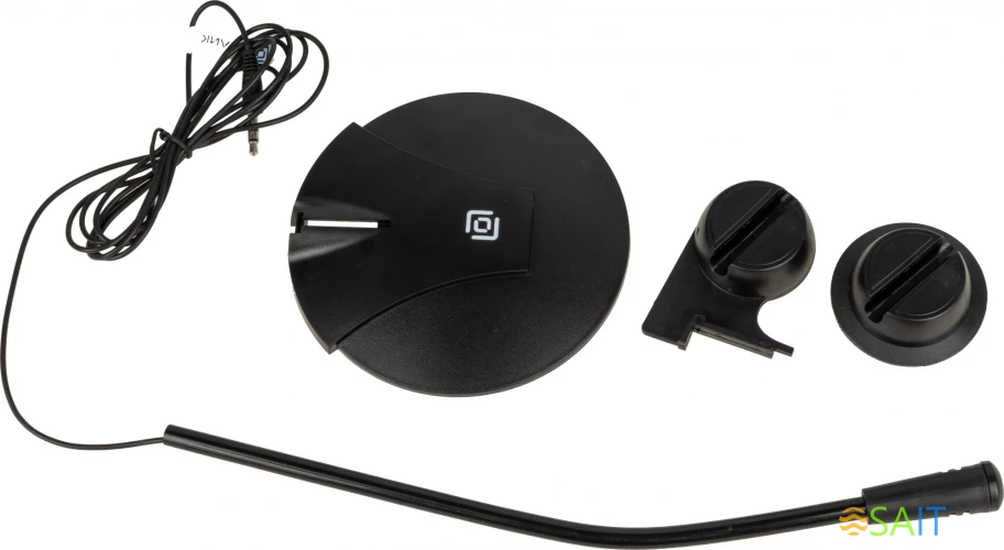 Микрофон проводной Оклик MP-M009B 1.8м черный