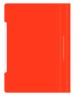 Папка-скоросшиватель Бюрократ Люкс -PSL20RED A4 прозрач.верх.лист пластик красный 0.14/0.18