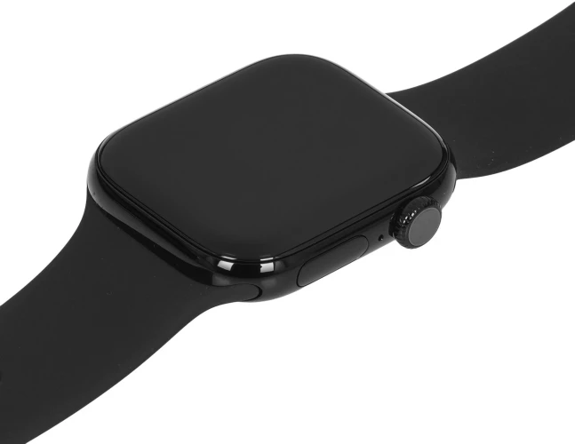 Смарт-часы Apple Watch Series 11 A3331 42мм OLED корп.черный Sport Band рем.черный разм.брасл.:M/L (MEQU4LW/A)