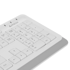 Клавиатура + мышь A4Tech Fstyler FG1010 клав:белый/серый мышь:белый/серый USB беспроводная Multimedi A4Tech FG1010 WHITE