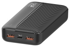 Мобильный аккумулятор Hiper SM20000 20000mAh 12W 2.4A 2xUSB-A/USB-C черный (SM20000 BLACK)