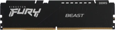 Память DDR5 32GB 6400MHz Kingston KF564C32BBE-32 Fury Beast RTL Gaming PC5-51200 CL32 DIMM 288-pin 1.4В single rank с радиатором Ret