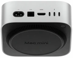 ПК Apple Mac mini A3238 M4 10 core (4.41) 16Gb SSD512Gb 10 core GPU macOS GbitEth WiFi BT серебристый (MU9E3LL/A)