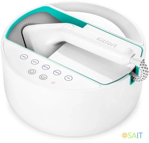 Отпариватель ручной Kitfort КТ-9110-3 2180Вт белый/бирюзовый