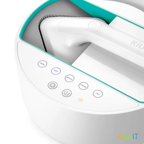 Отпариватель ручной Kitfort КТ-9110-3 2180Вт белый/бирюзовый