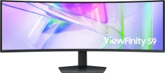 Монитор Samsung 49" ViewFinity S9 S49C950UAUXEN черный VA LED 32:9 HDMI M/M матовая HAS Piv 3000:1 350cd 178гр/178гр 5120x1440 120Hz DP USB 15.6кг