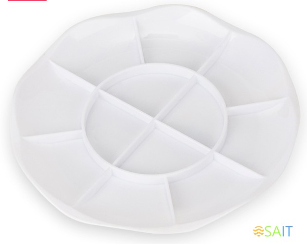 Палитра для смешивания красок Deli 68305 круглая D135мм