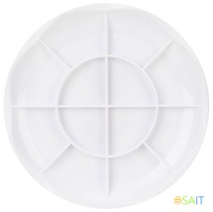 Палитра для смешивания красок Deli 68305 круглая D135мм