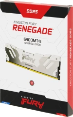 Память DDR5 2x32GB 6400MHz Kingston KF564C32RWK2-64 Fury Renegade XMP RTL Gaming PC5-51200 CL32 DIMM 288-pin 1.4В kit single rank с радиатором Ret