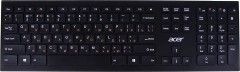 Клавиатура Acer OKR010 черный USB беспроводная slim Multimedia (ZL.KBDEE.003)
