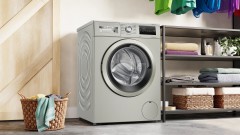 Стиральная машина Bosch WAN2420XME пан.англ. класс: A+++ загр.фронтальная макс.:8кг серебристый инвертер