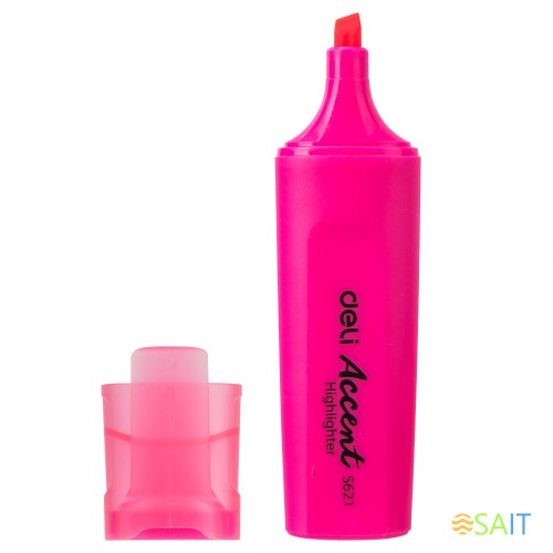 Набор текстовыделителей Deli Accent ES621PINK-P Delight скошенный пиш. наконечник 1-5мм розовый (10шт.)