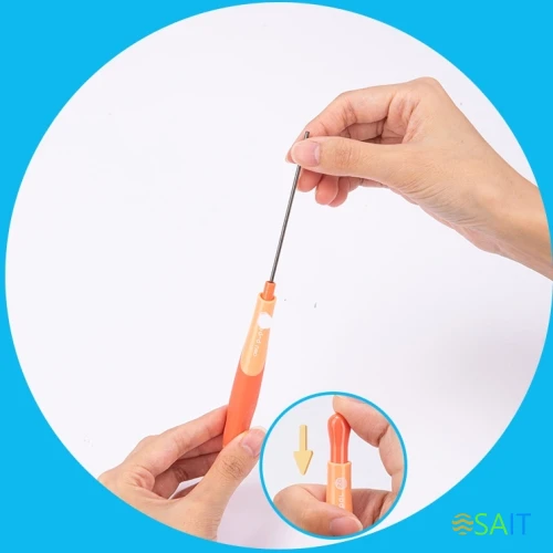 Карандаш мех. Deli SH321orange Pupal оранжевый блистер