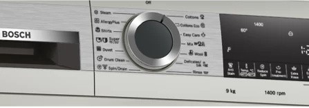 Стиральная машина Bosch Serie 4 WGA2440XME пан.англ. класс: A+++ загр.фронтальная макс.:9кг серебристый инвертор