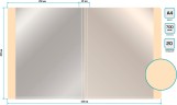 Папка с 20 прозр.вклад. Бюрократ Gems GEM20CREAM A4 пластик 0.7мм торц.карм с бум. встав кремовый жемчуг