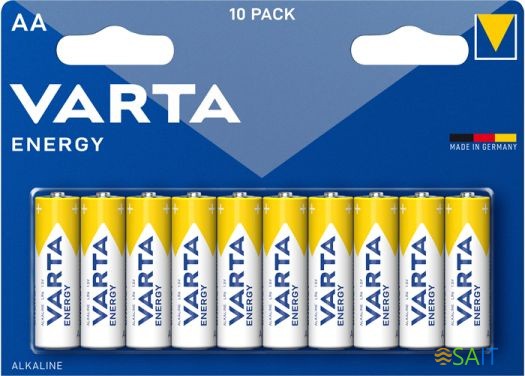 Батарея Varta Energy LR6 BL10 Alkaline AA (10шт) блистер