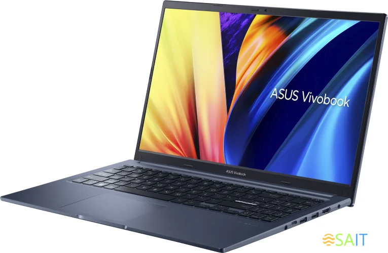 Ноутбук Asus Vivobook 15 M1502YA-BQ579 Ryzen 7 5825U 16Gb SSD512Gb AMD Radeon Graphics 15.6" IPS FHD (1920x1080) без ОС blue WiFi BT Cam (90NB0X21-M00VR0)