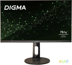 Монитор Digma 27&quot; Progress 27P505Q черный IPS LED 16:9 HDMI M/M матовая HAS 350cd 178гр/178гр 2560x1440 75Hz G-Sync FreeSync DP 2K 6.05кг