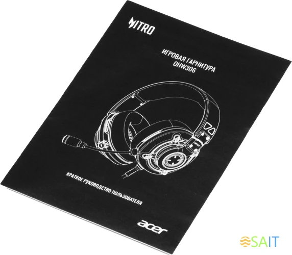 Наушники с микрофоном Acer Nitro OHW306 черный 2.1м мониторные оголовье (ZL.HDSEE.00E)