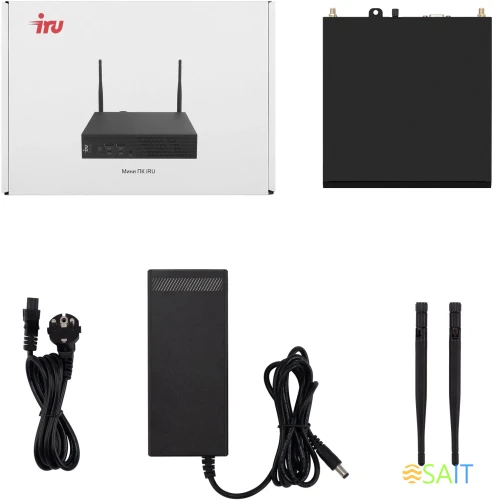 Неттоп IRU 310H6ITF i3 12100 (3.3) 8Gb SSD256Gb UHDG 730 noOS GbitEth BT черный (2031369)