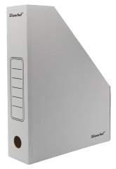 Лоток вертикальный Silwerhof ЛВ-75БЕЛЫЙ микрогофрокартон корешок 75мм A4 325x250x75мм белый