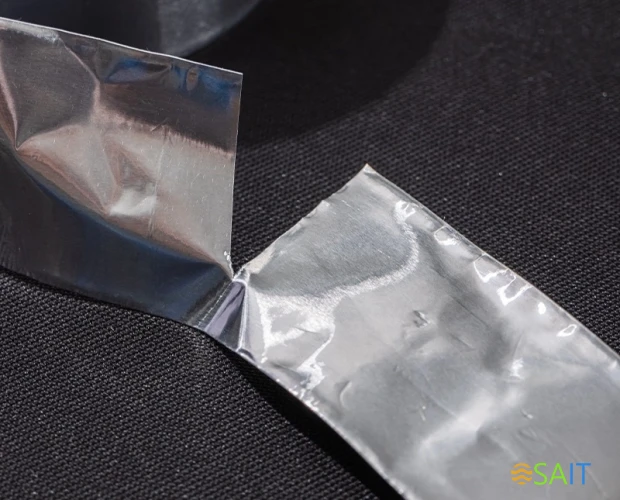 Клейкая лента Deli EA651 серебристый шир.60мм дл.10м 100мкр