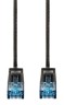 Патч-корд Hama Slim-Flexible UTP 4 пары cat.6 0.75м черный RJ-45 (m)-RJ-45 (m) (00135774)