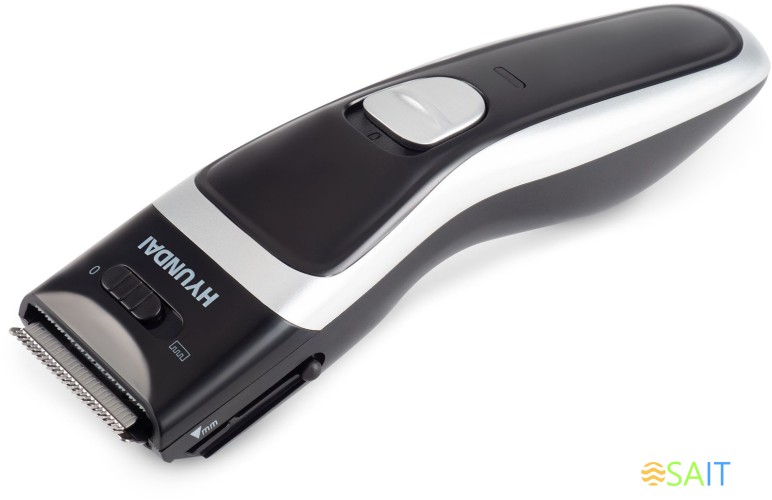 Машинка для стрижки Hyundai H-HC7117 черный 3Вт (насадок в компл:1шт)