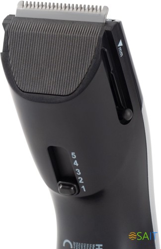 Машинка для стрижки Hyundai H-HC7117 черный 3Вт (насадок в компл:1шт)