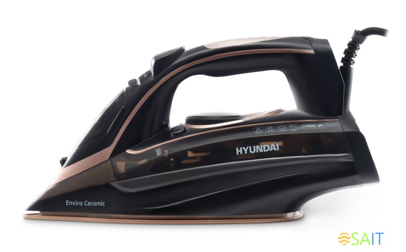Утюг Hyundai H-SI01338 2800Вт черный/золотистый