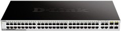 Коммутатор D-Link DGS-1052/A 48x1Гбит/с 4xКомбо(1000BASE-T/SFP) неуправляемый