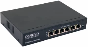 Коммутатор Osnovo SW-20600(80W) 4PoE 80W