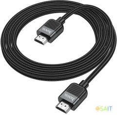 Кабель Hoco US09 ver2.0 HDMI (m) HDMI (m) 2м черный (пакет)