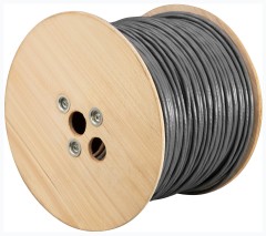 Кабель сетевой Buro BU-COP-055 UTP 4 пары cat.6 solid 0.55мм Cu 305м серый