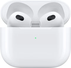 Гарнитура вкладыши Apple AirPods 3 A2565/A2564/A2897 Lightning белый беспроводные bluetooth в ушной раковине (MPNY3CH/A)