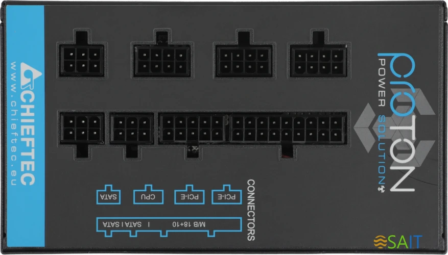 Блок питания Chieftec ATX 650W Proton BDF-650C 80+ bronze (20+4pin) APFC 140mm fan 6xSATA Cab Manag RTL