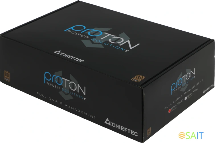 Блок питания Chieftec ATX 650W Proton BDF-650C 80+ bronze (20+4pin) APFC 140mm fan 6xSATA Cab Manag RTL