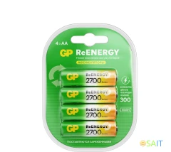 Аккумулятор GP 270AAHCRGY-2CRCB4 AA NiMH 2650mAh (4шт)