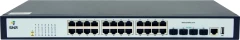 Коммутатор SNR SNR-S2989G-24TX (L2+) 24x1Гбит/с 4SFP+ управляемый